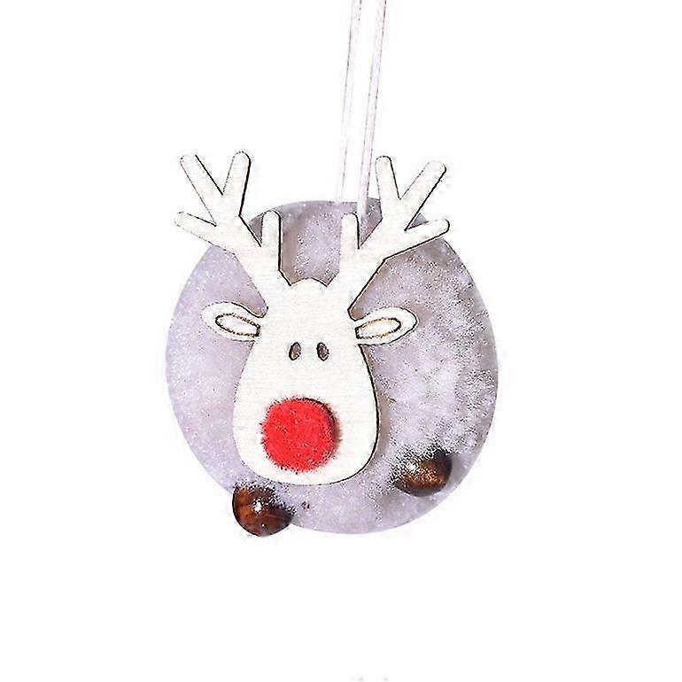 Plush Felt Sheep Ornament for Christmas Tree Accents and Crafts