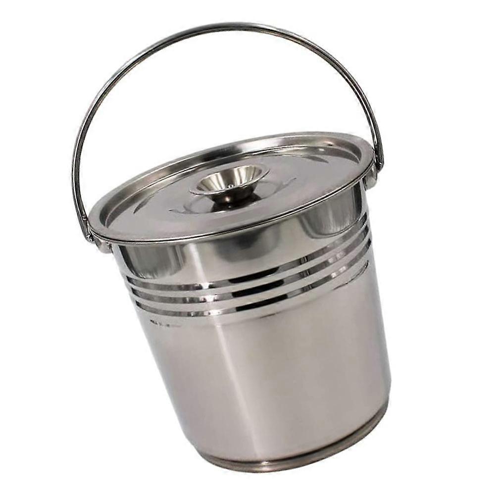Household Trash Bucket Multi-function Garbage Pail Handheld Water Bucket Home Accessory