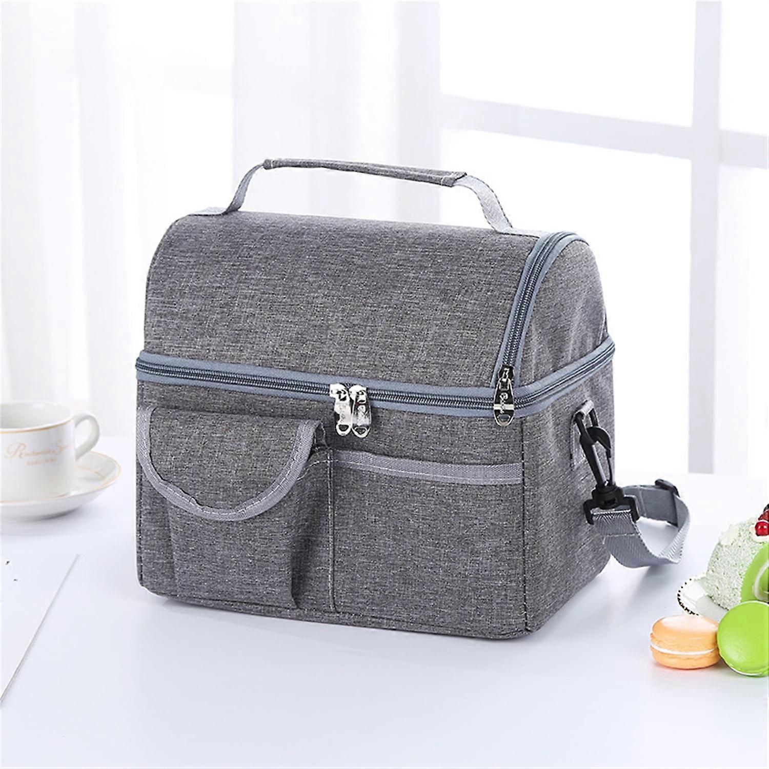 Lunch Bag Double Layer Hot And Cold Thermal Lunch Box