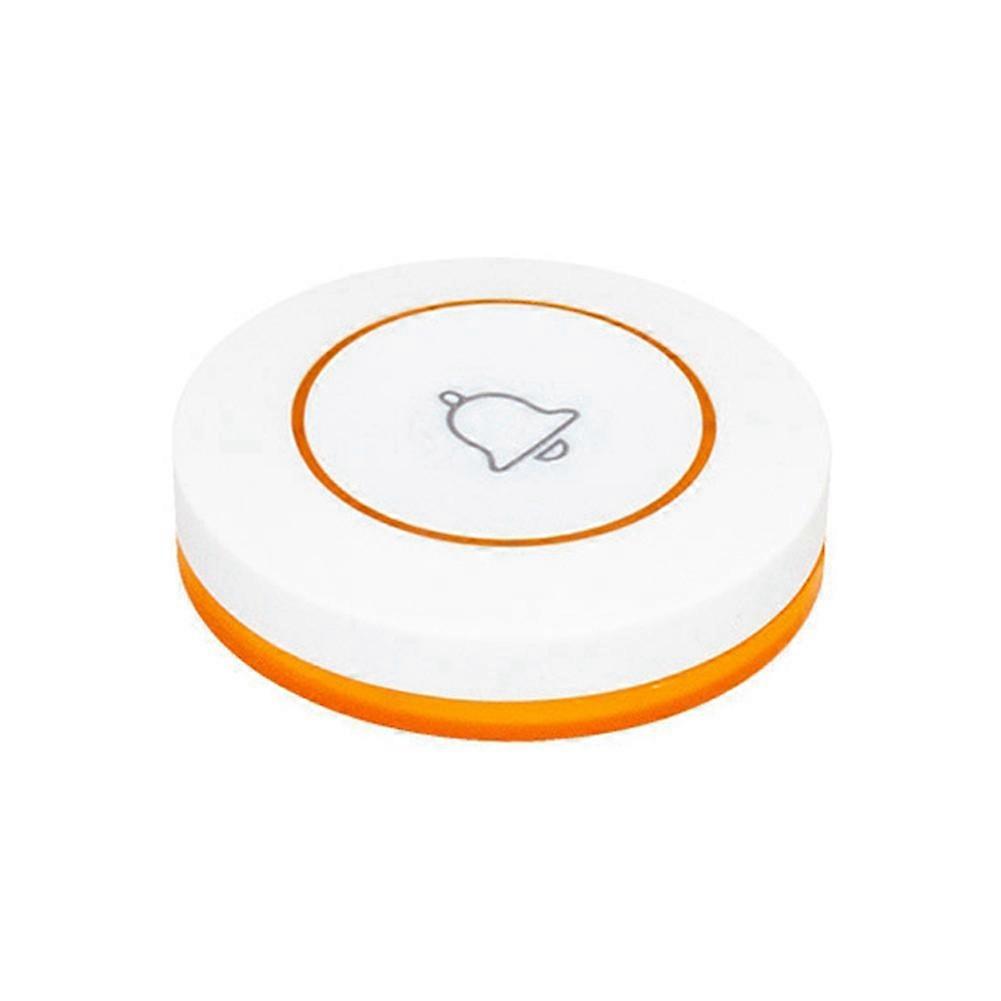 Call Button Restaurant Pager 433MHz Wireless Doorbell Button Orange