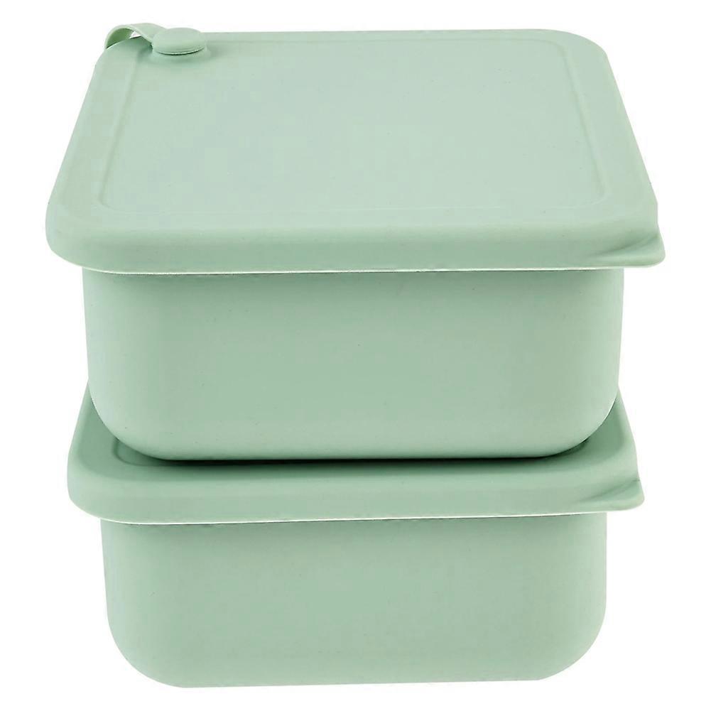 2 Pack Pizza Ball Box Versatile Pizza Dough Proofing Box Heat Silicone Dough Box Pizza Dough Box Soft Fermentation Box B