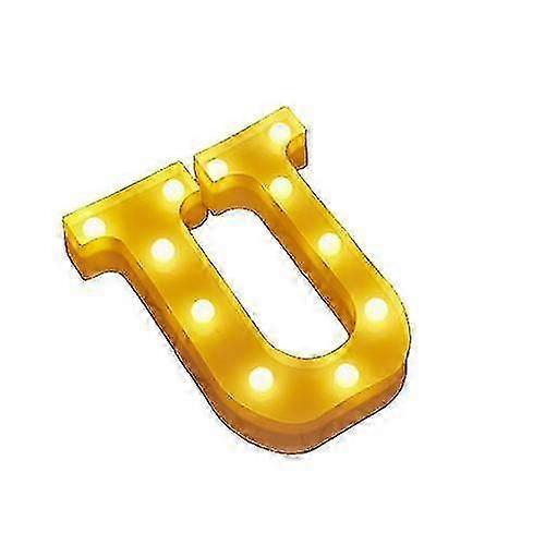 e Led U Alphabet Letter Night Light