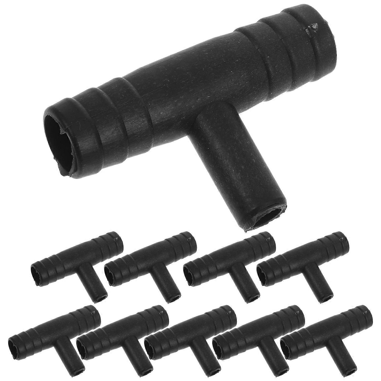 Desktop Water Fountain T Shaped Connector for Splitting Flow 10Pcs