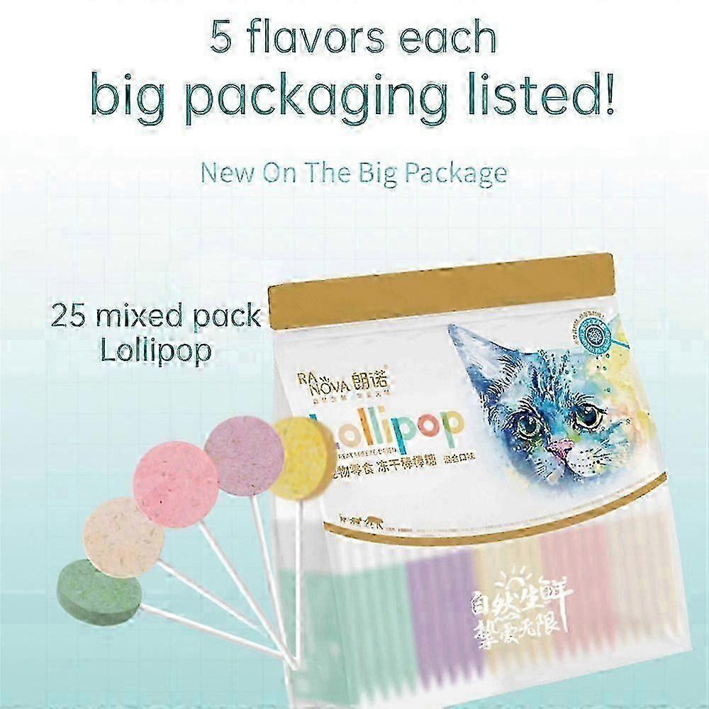 Celery Pets Lollipop Kattegodbit, Frysetørket Lollipop Slikkbar Våt Kattegodbit