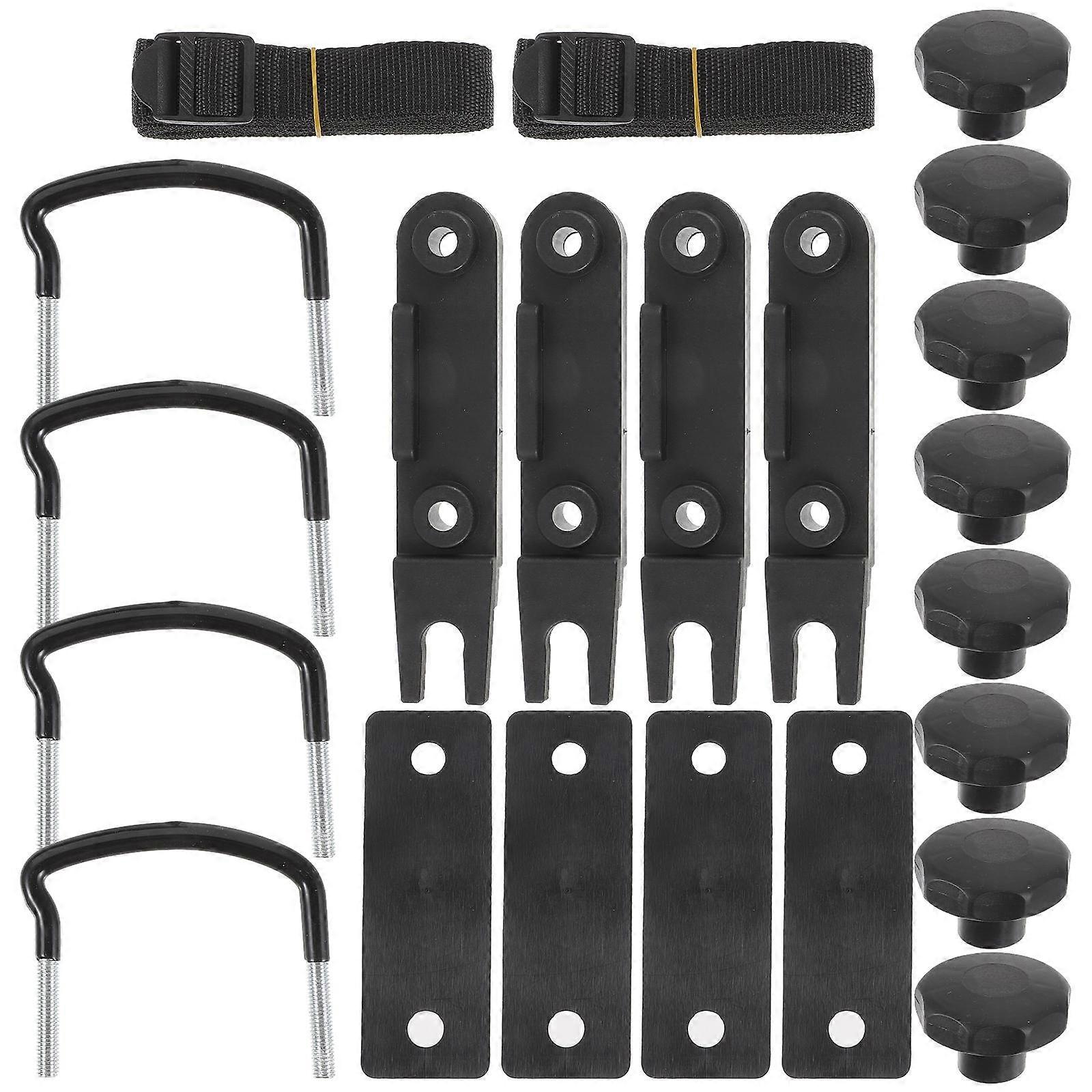 1 Set Roof Rack Mounting Bracket U Bracket Cargo Carrier Rack Bolt Accessory