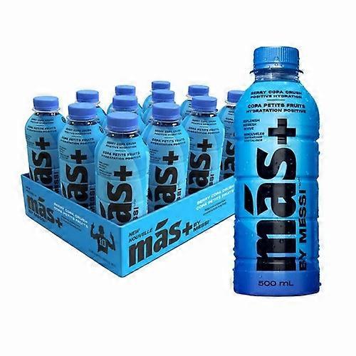 Mas+ By Messi Mas+ Hydration By Messi Berry Copa Crush, 500 Ml (Pack Of 12)