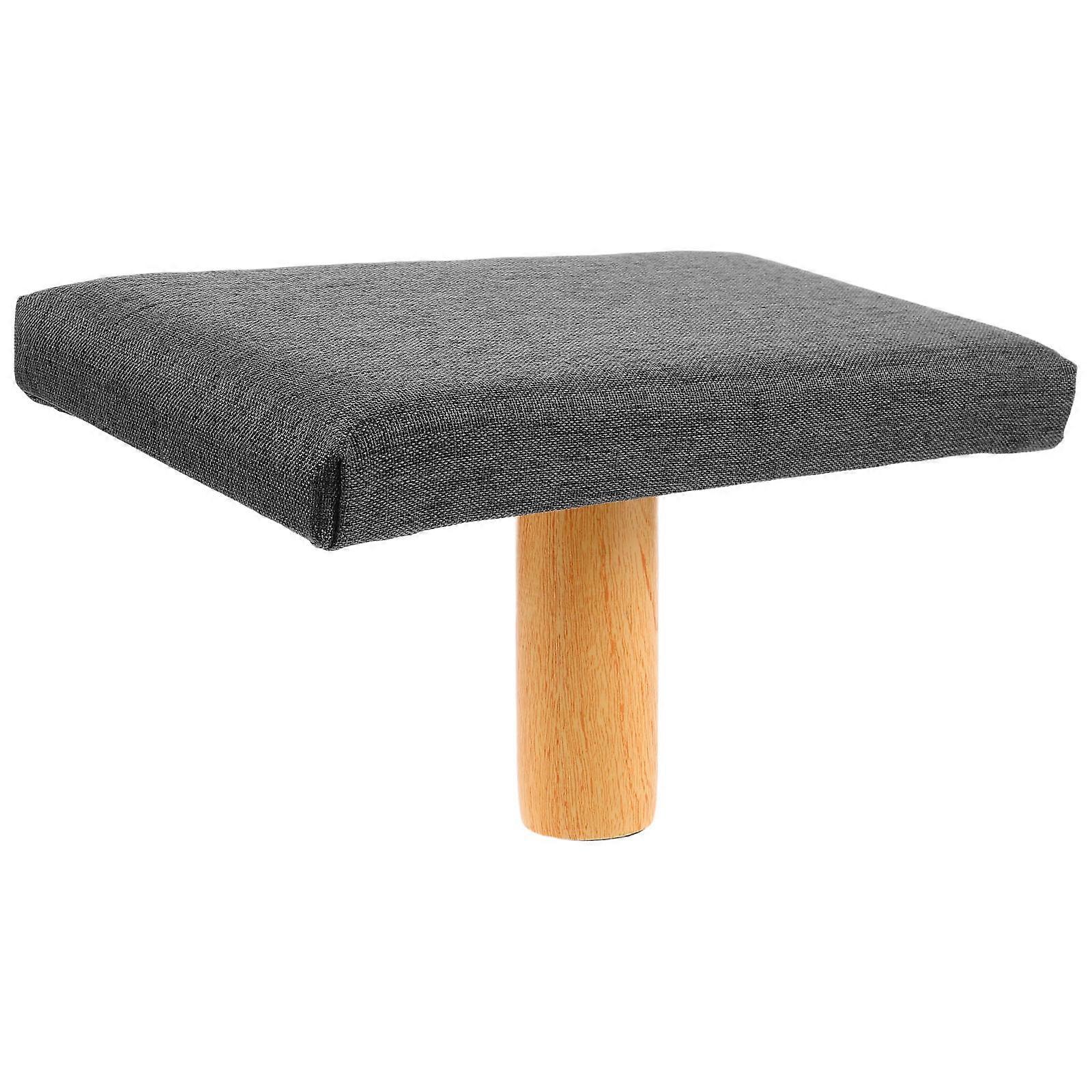 Wooden Prayer Kneeler Stool for Kneeling Posture Support Grey