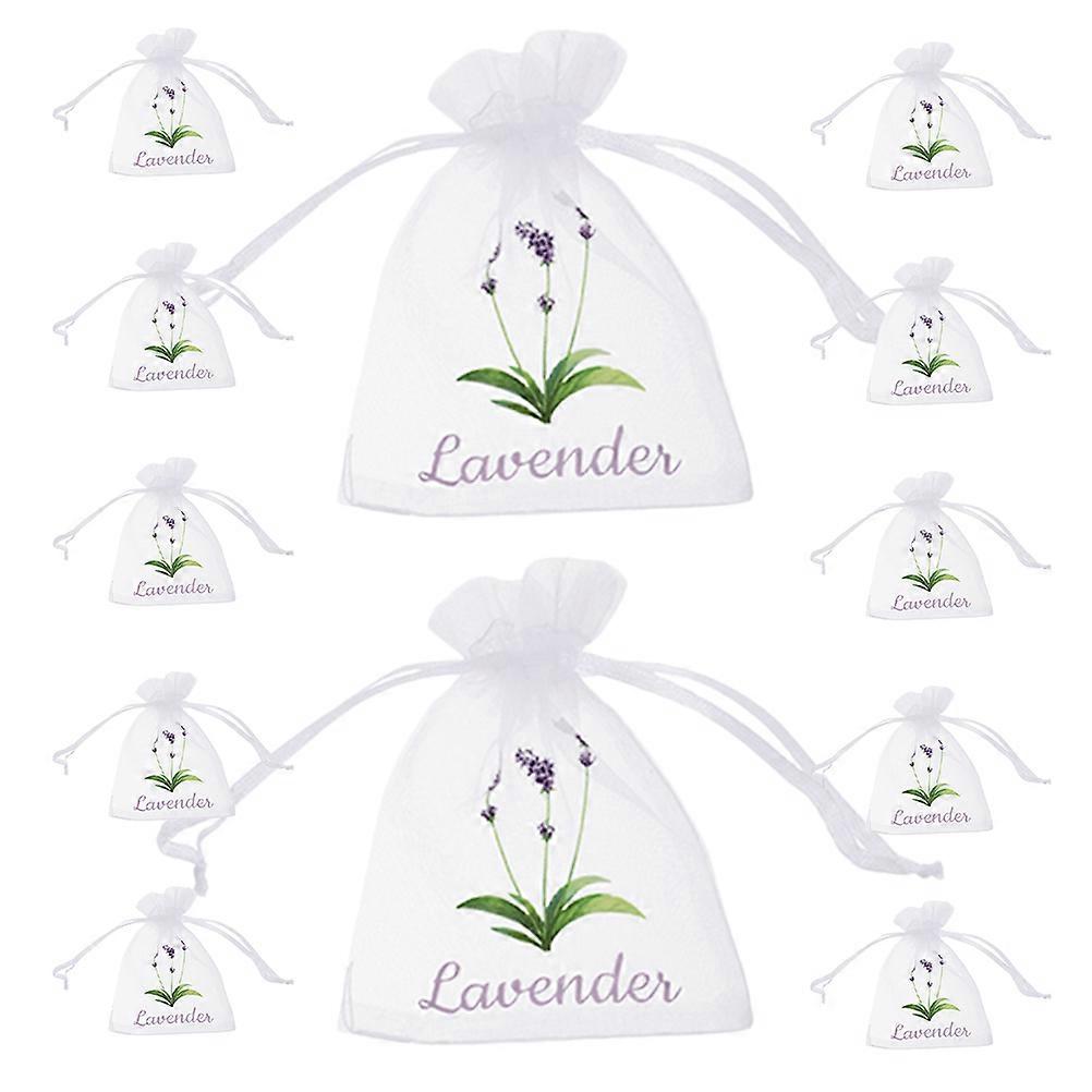 Empty Sachet Bags for Lavender White Drawstring Pouches 50Pcs