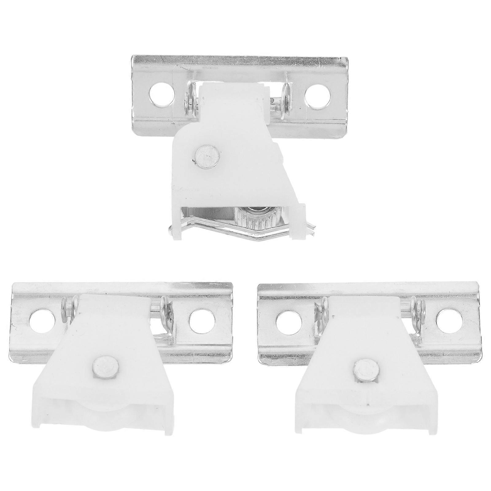 White Roman Shade Hardware Kit with Cord Locks for Window Treatments Home Use Adjustable Iron and Plastic 1 Set