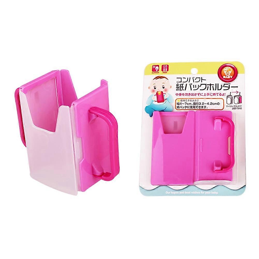 Squeeze Proof Flipping Holder for Food Pouches & Juice Boxes - Multipurpose, Easy Grasping Handles, Self-Feeding Support for Toddlers