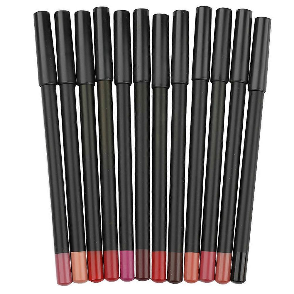 12pcs Multipurpose Lip Liner Pencils in Assorted Colors