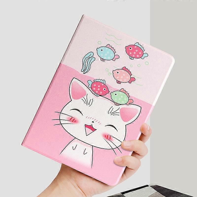 Case For Ipad 2022 Version 10 10.9" Cat Fish Inch Silicone Full Soft