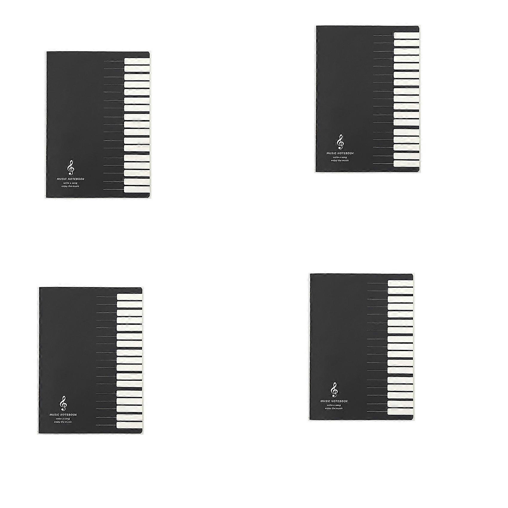 4X Five Lines Music Notes Notebook Music Tab Staff Stave Notebook
