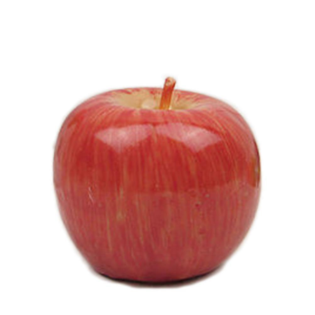 Creative Candle Simulation Apple Candle for Decoration Use Red