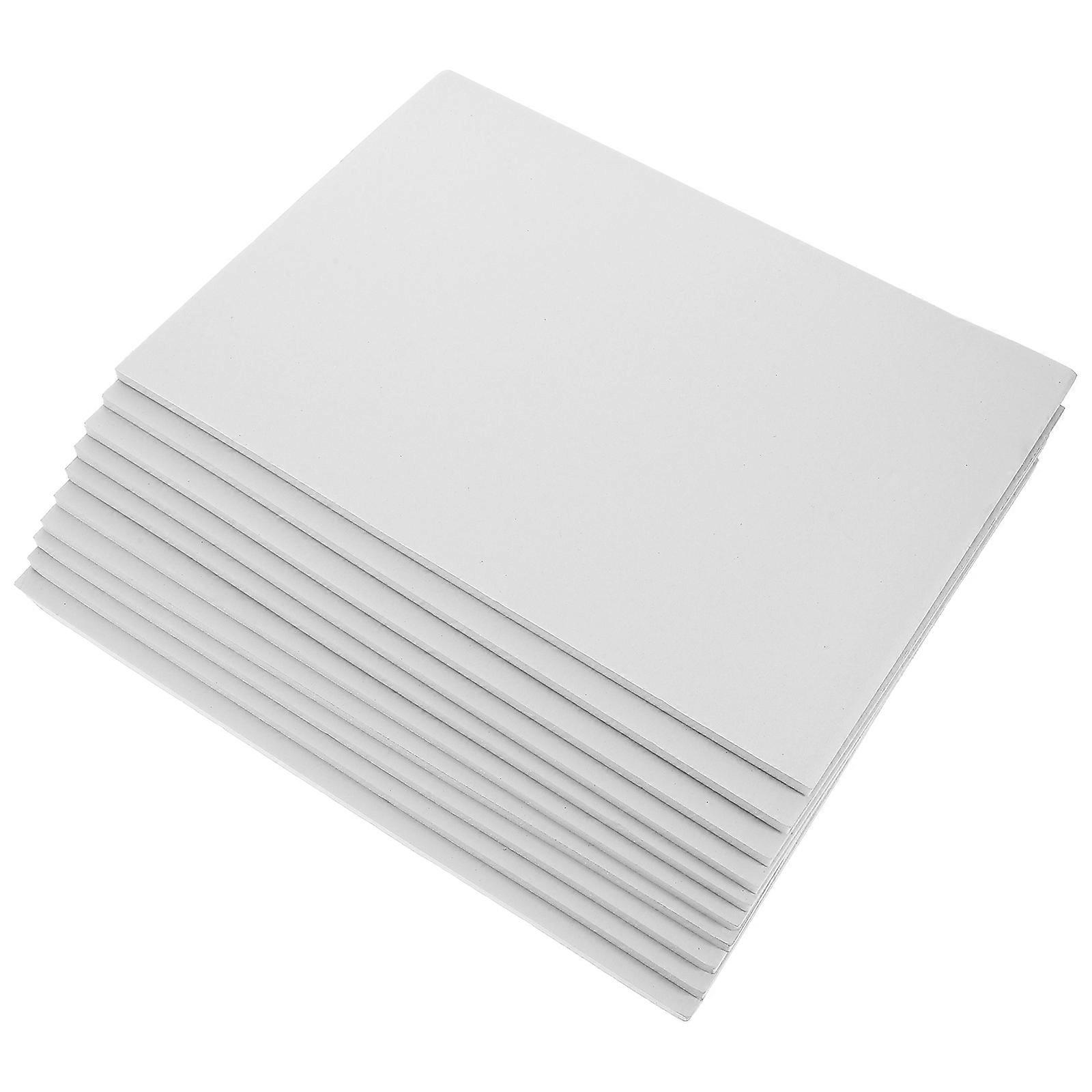 White Foam Board for Decor 10Pcs Thick Foam Boards for Projects