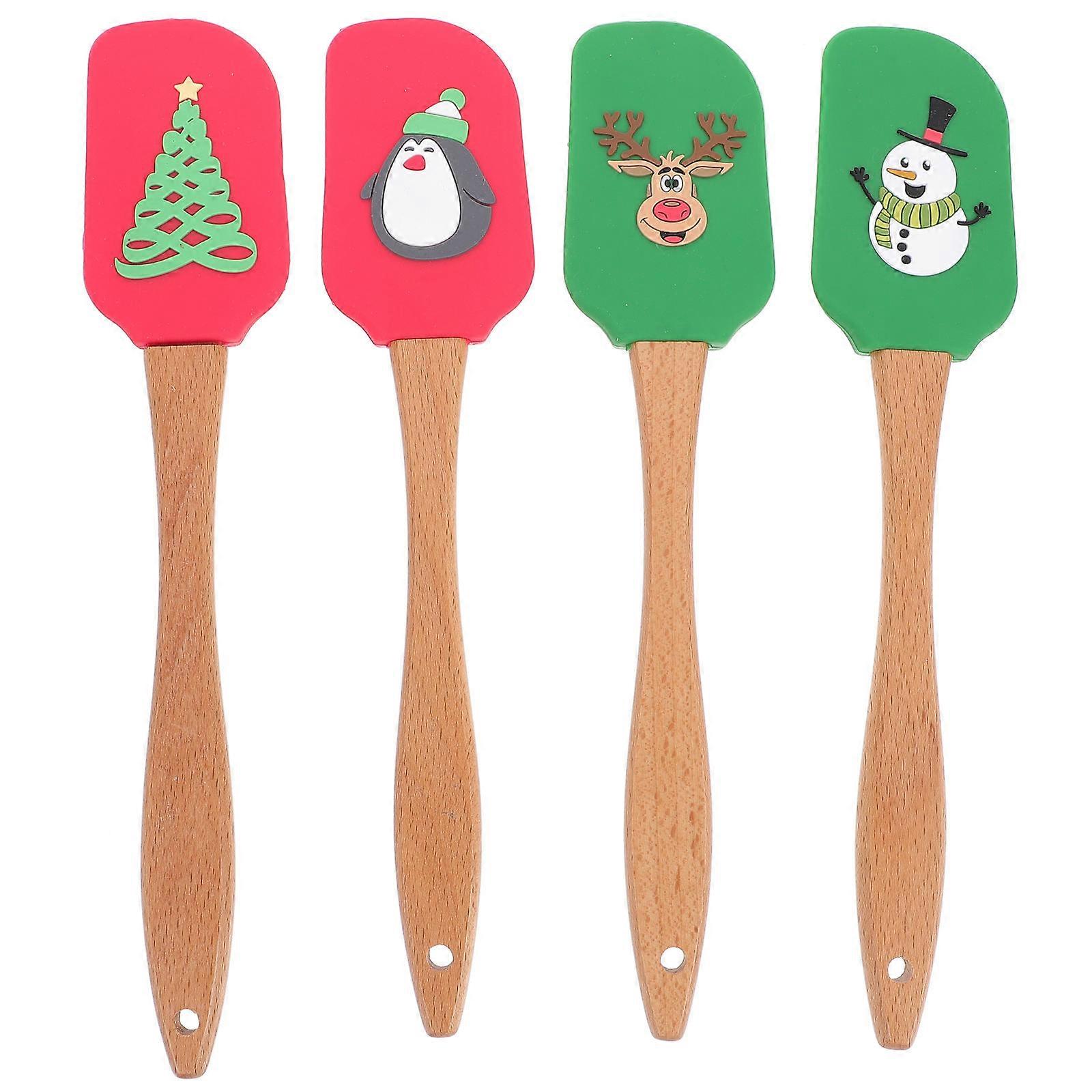 Silicone Cream Baking Spatula for Applying Cream 4Pcs