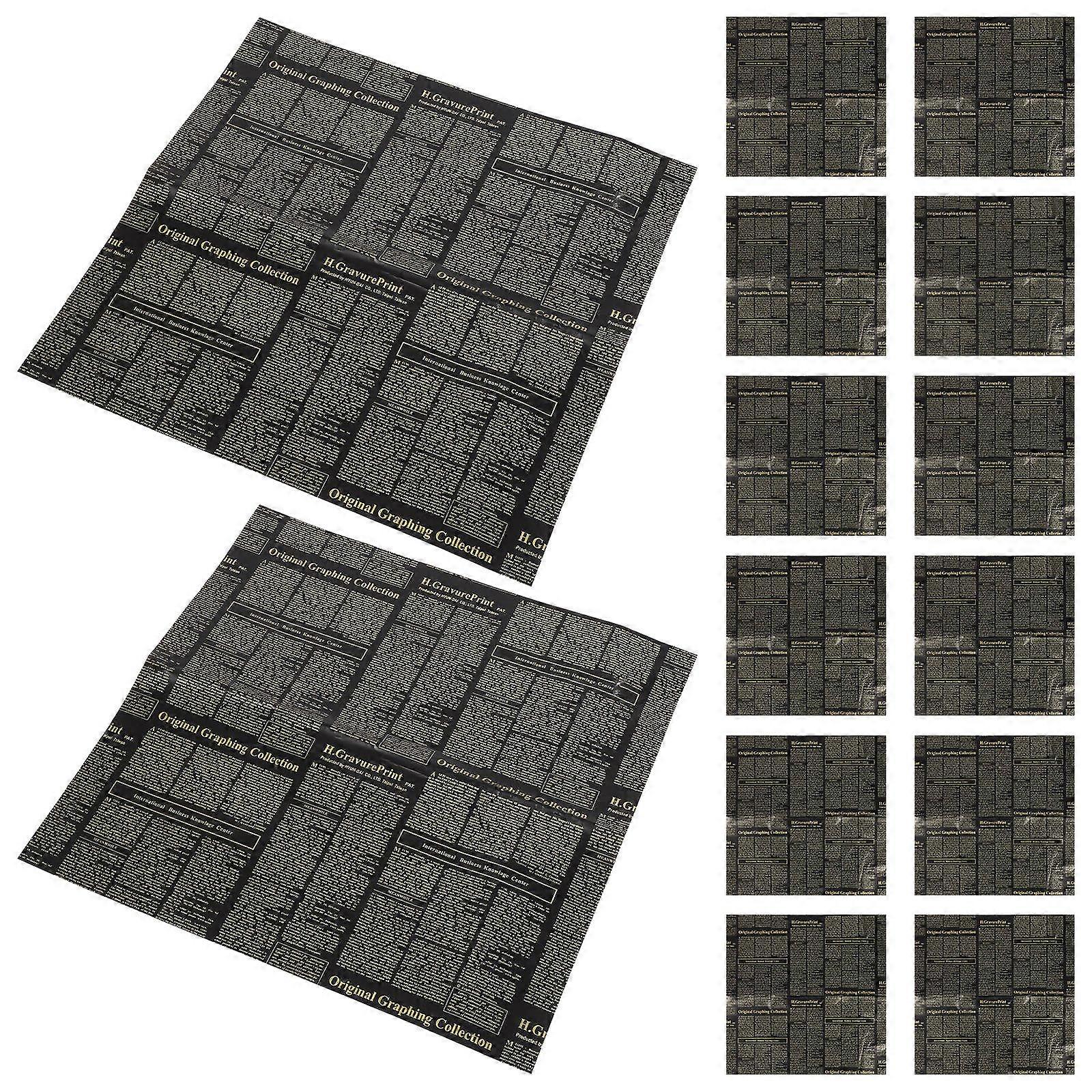 Retro Flower Wrapping Paper for Gift Use 20 Sheets Paper Material