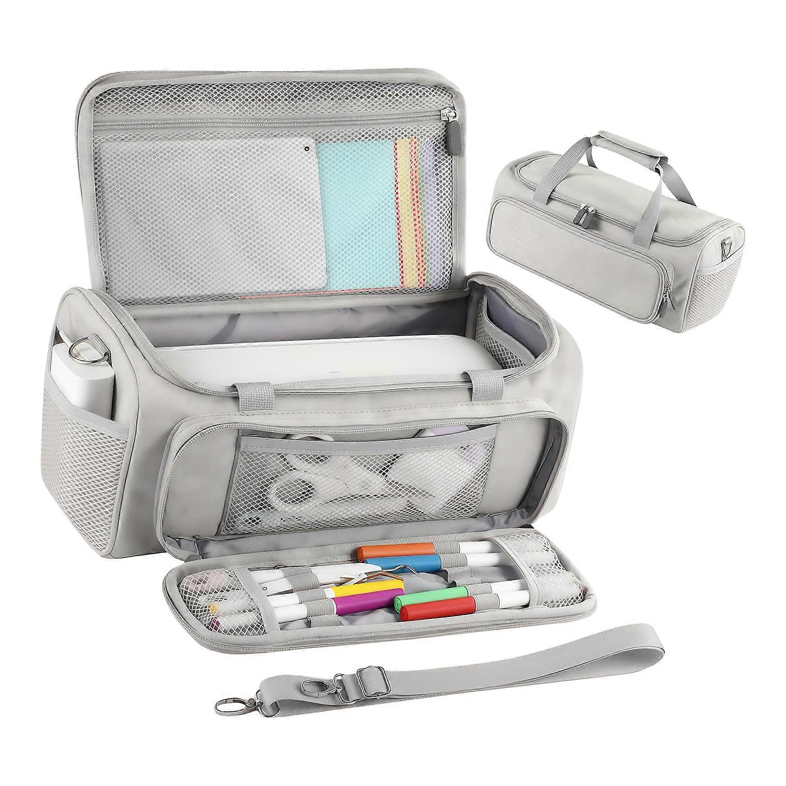 Multifunctional Planner Bag Highlighting Large Net Pouches Side Pouches and Front Compartment for Efficient Tool Storage Multicolor