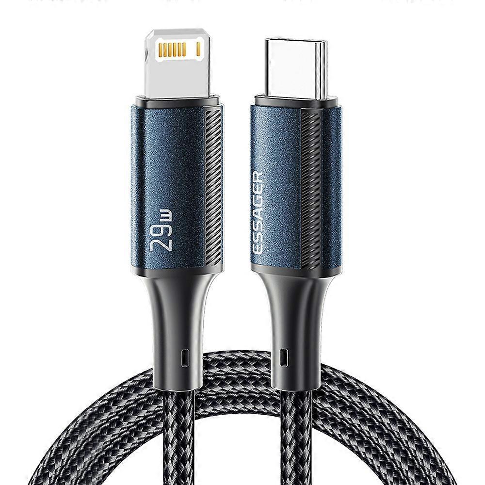 ESSAGER 3m C-L PD 29W Fast Charging Cable Type-C to Lightning Data Cord