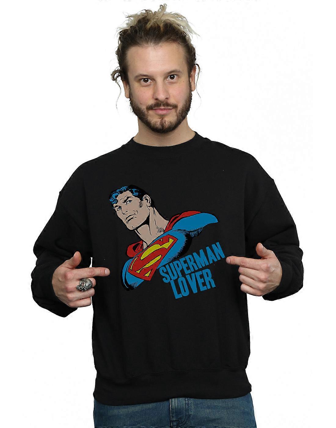 DC Comics Men's Superman Lover Sweatshirt