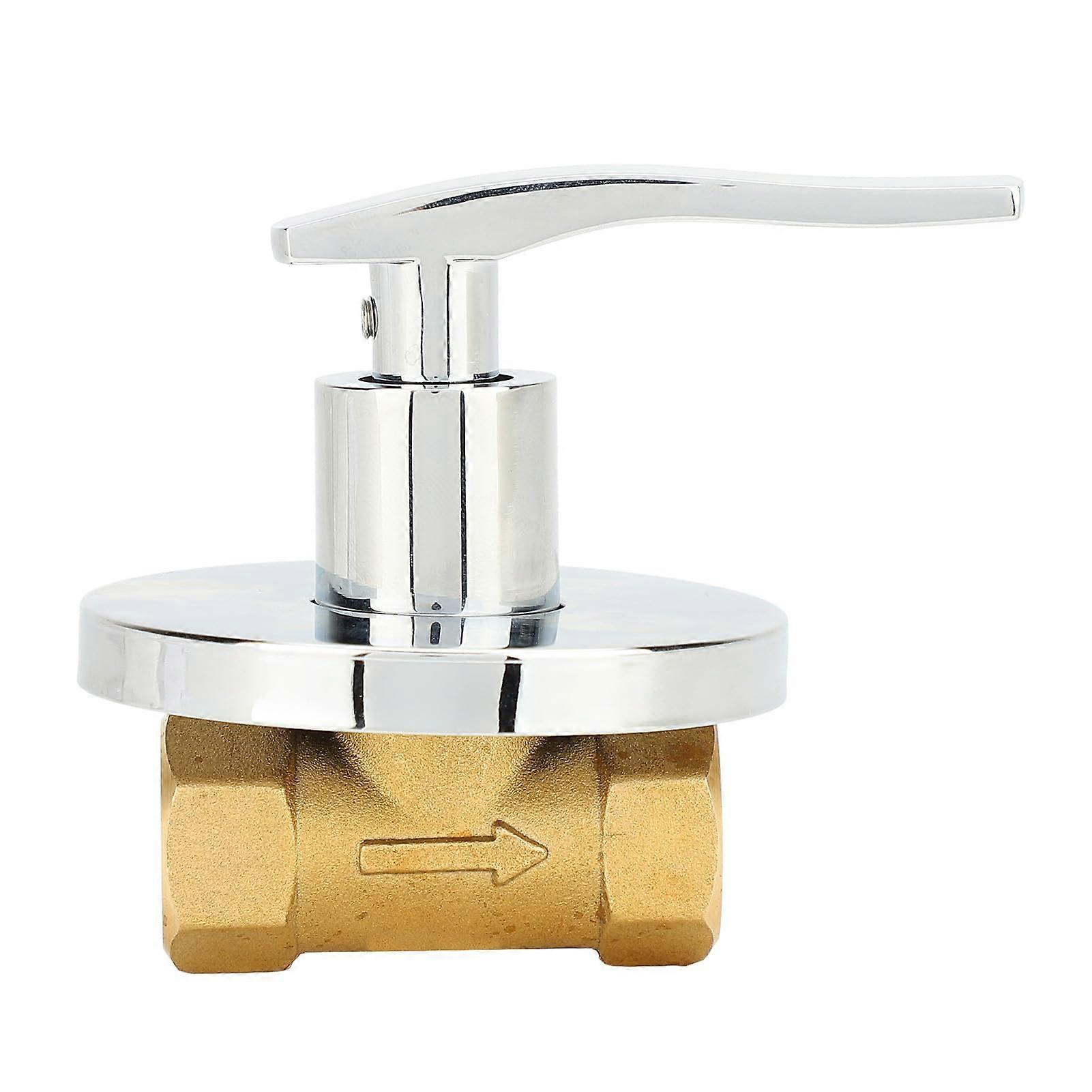 Brass Angle Valve 1/2 Inch Leakproof Concealed Design for Bathroom and Kitchen Water Control
