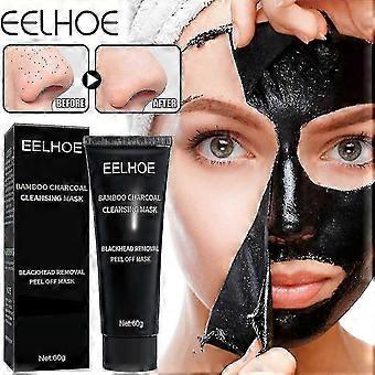 Activated Charcoal Black Face Mask. Acne Treatment Blackhead Remover Peel Off Facial Black Mask SX