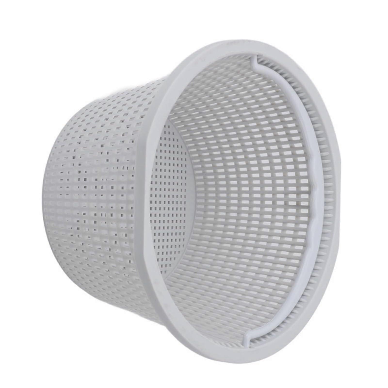 Large Pool Skimmer Basket with Oversized Mesh for Efficient Debris Capture and Easy Installation