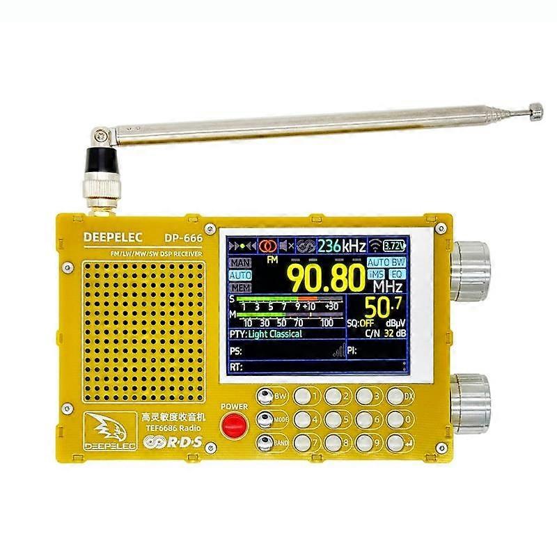 DEEPELEC DP-666 Touch Screen TEF6686 Radio