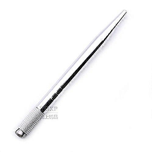 Professional Microblading Pen with Needles, Permanent Makeup Tool for Eyebrow Tattoo, Ergonomic Grip