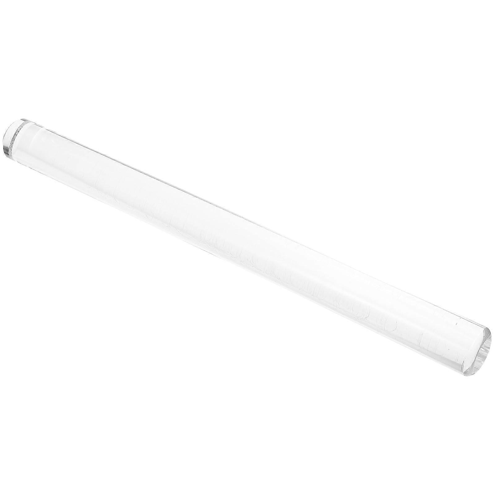 Clear NonStick Acrylic Rolling Pin for Baking Pastry Pizza Bread with Ergonomic Grip
