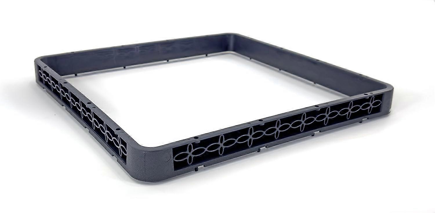 FullSize Glass Rack Extender 2 Pack, Polypropylene Gray Dishwasher Rack Height Upgrade