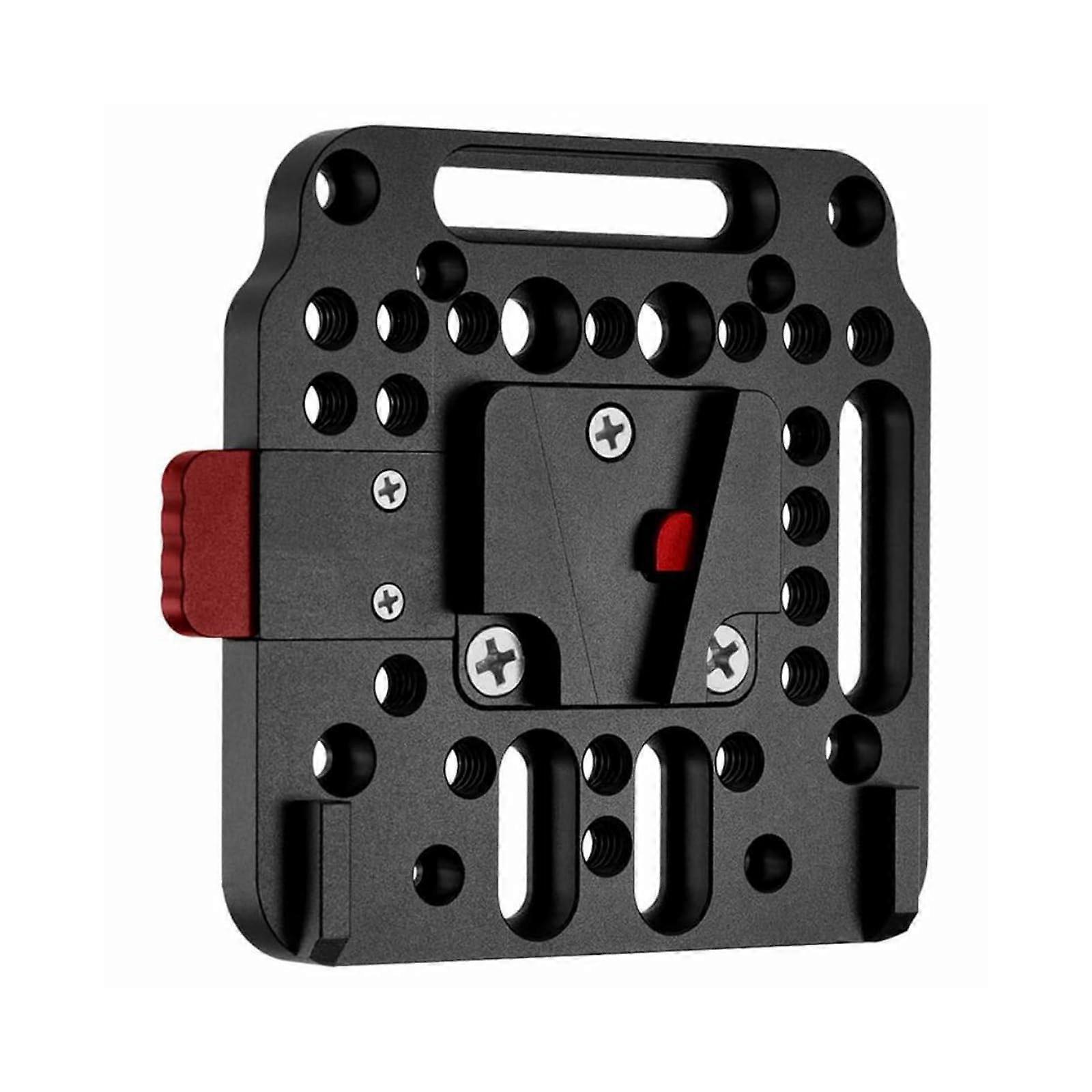 Durable Aluminum V Mount Battery Plate with 32 Screw Interfaces for Sony FS7