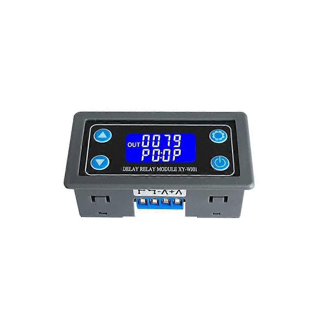 Digital Timer Relay Module with Dual LCD Display Adjustable Cycle Control Board XYWJ01