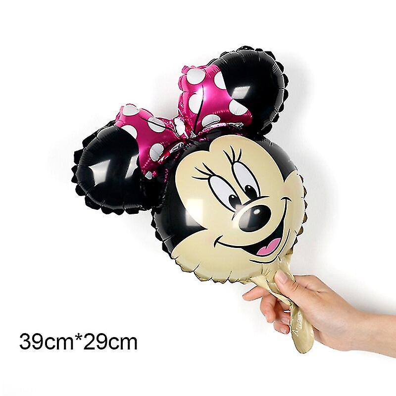 112cm γίγαντας Mickey Minnie ποντίκι μπαλόνι κινούμενα σχέδια φύλλο γέννησης