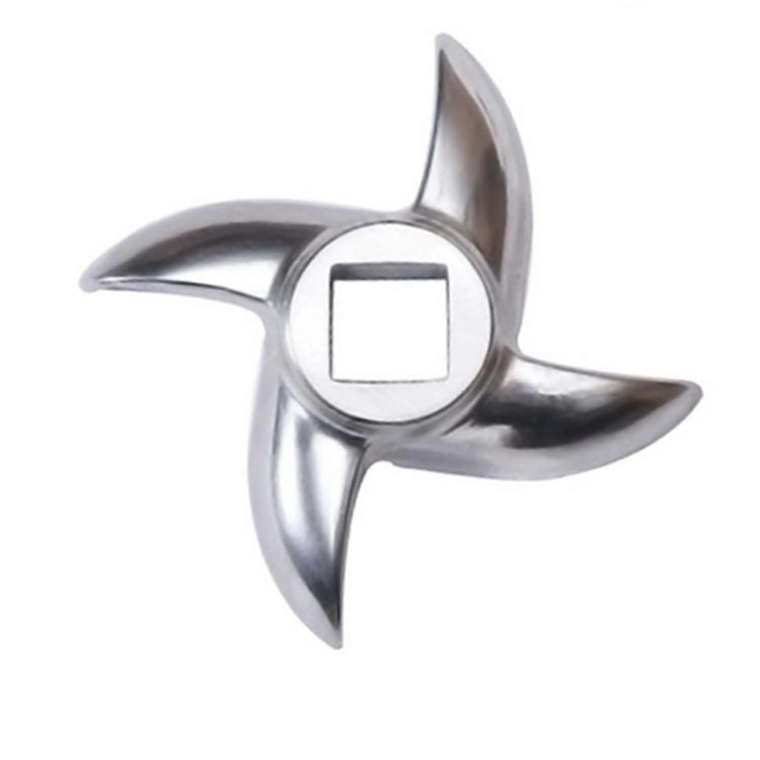 Meat Grinder Blade Stainless Steel 73mm Replacement Cross Knife for Fast Efficient Cutting