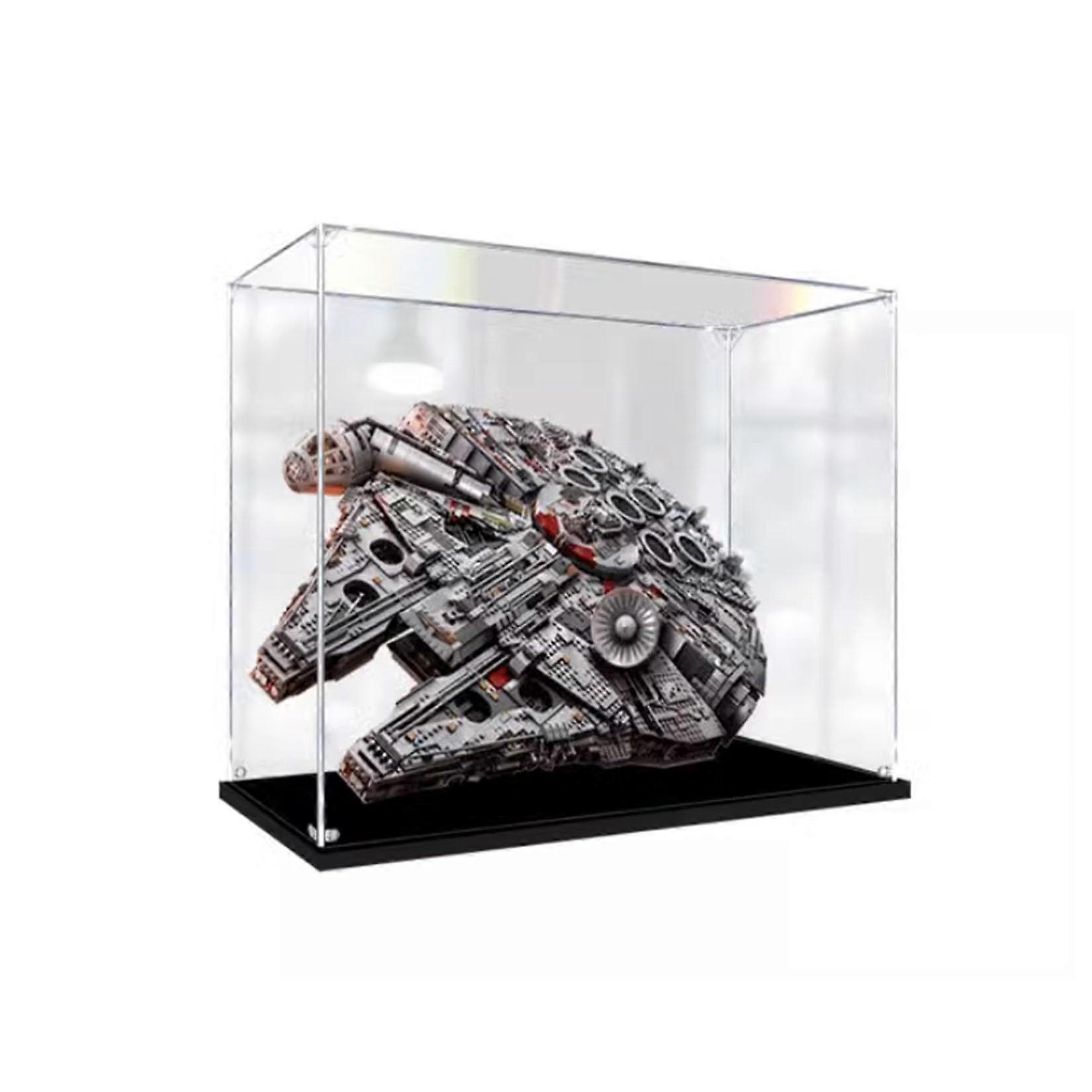 Millennium Falcon Display Case Clear Acrylic Dustproof Box for  75192 Star Wars Model