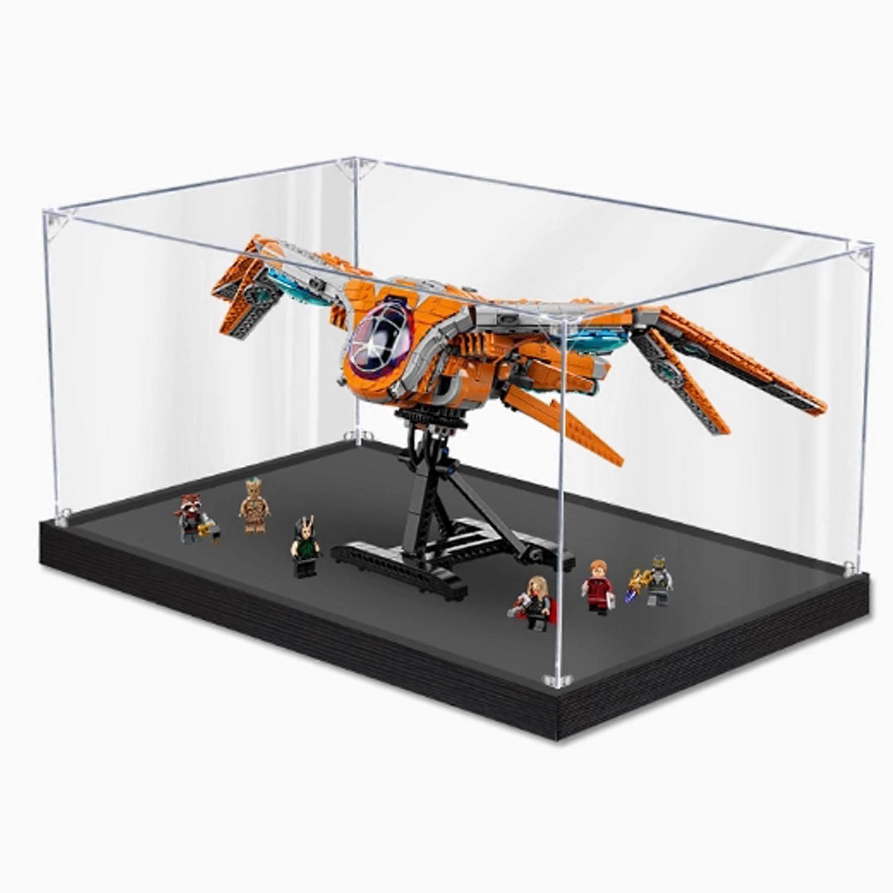 Acrylic Display Case for  76193 Airship, Clear Dustproof Showcase Box 65x40x28cm