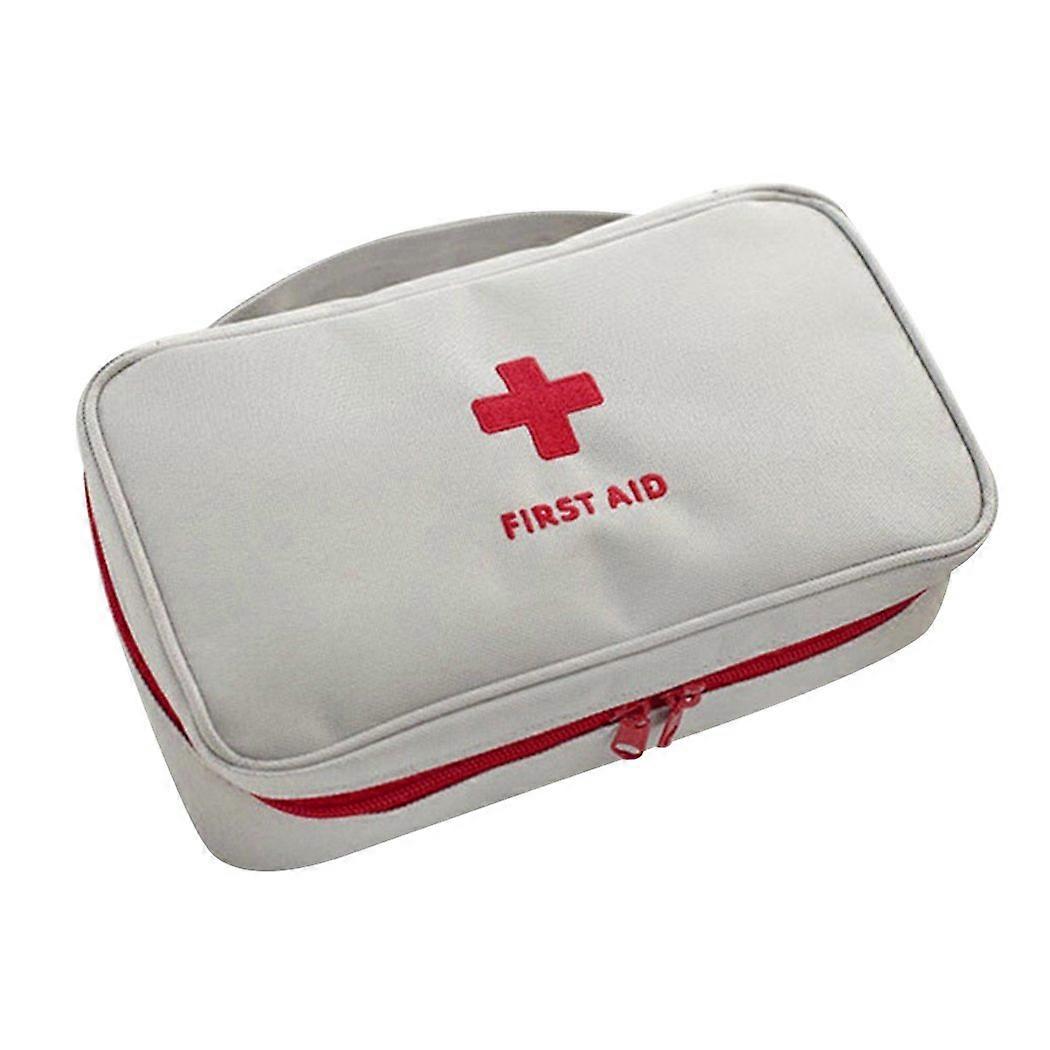 First Aid Kit Bag Empty with ImpactResistant Shell, MultiCompartment Storage for Outdoor Emergency