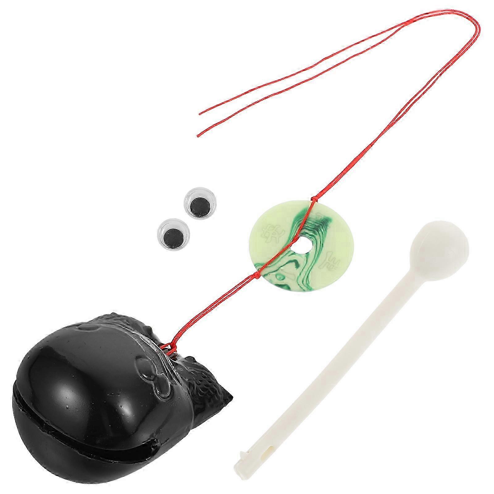 Fish Percussion Instrument Simple and Generous Design Dance Accompaniment Gift Giving 2Sets