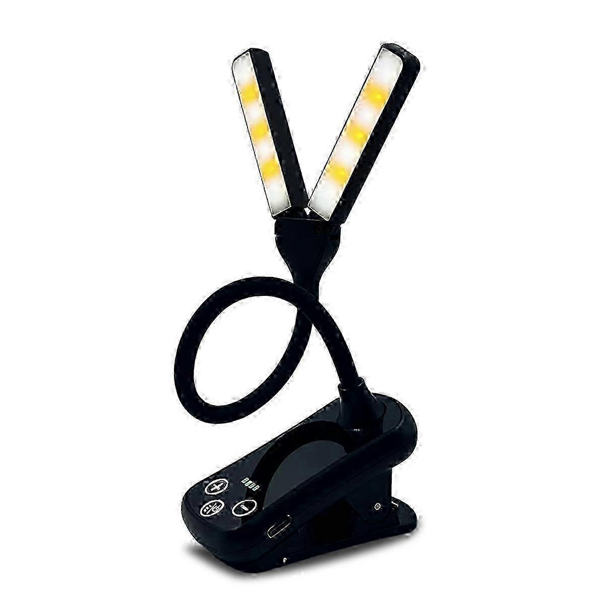 Touch Control Dual Heads 14 LED Reading Light for All Devices A