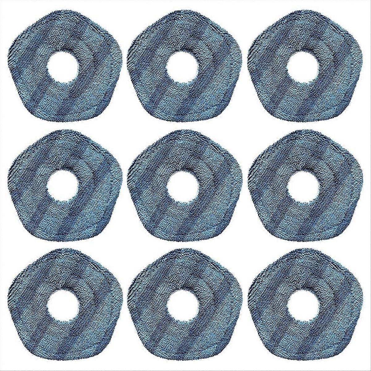 9pcs Replacement Washable Mopping Cloth Mop Pads For Eufy X10 Pro