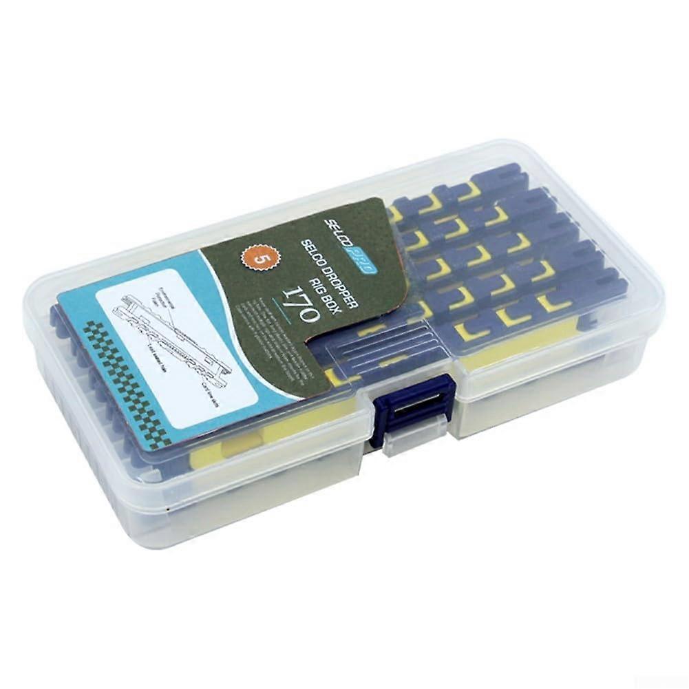 Fishing Line Winder and Rig Holder 5pcs Double Sided Tangle Storage Organizer with Box