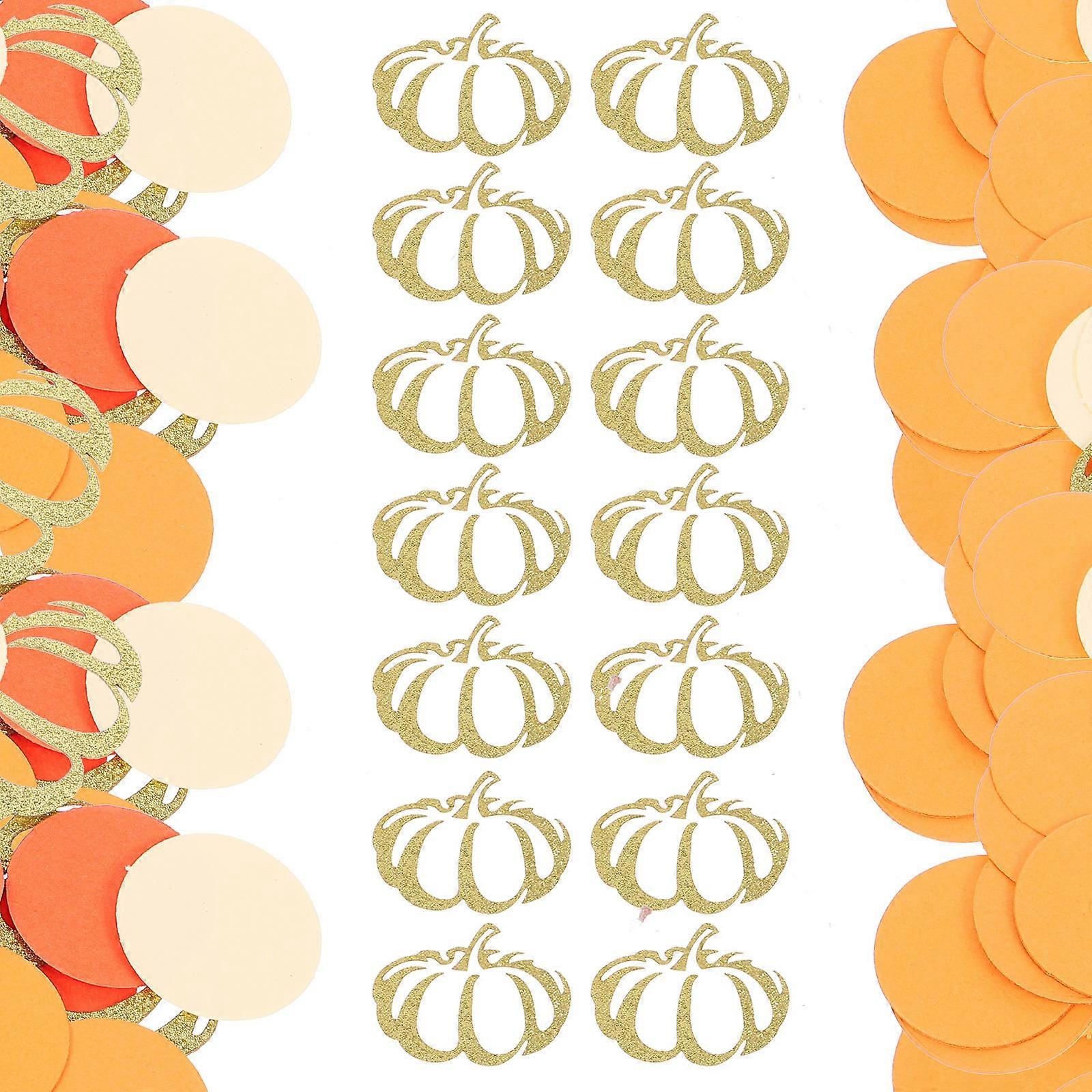 Pumpkin Confetti Thanksgiving Confetti for Decor 1 Bag