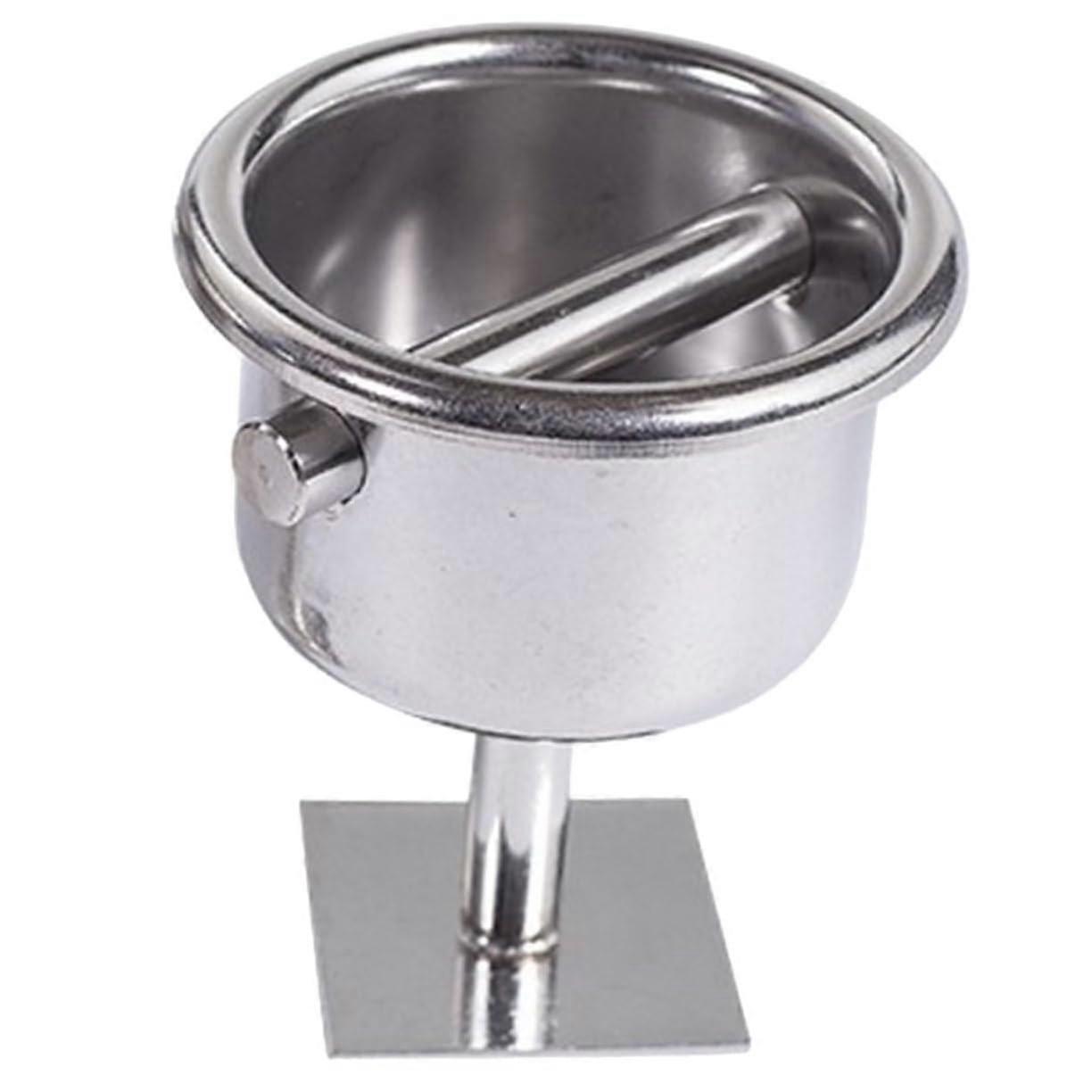 Metal Embedded Pool Ladder Cup Replacement with Secure Float Holder for Easy Installation