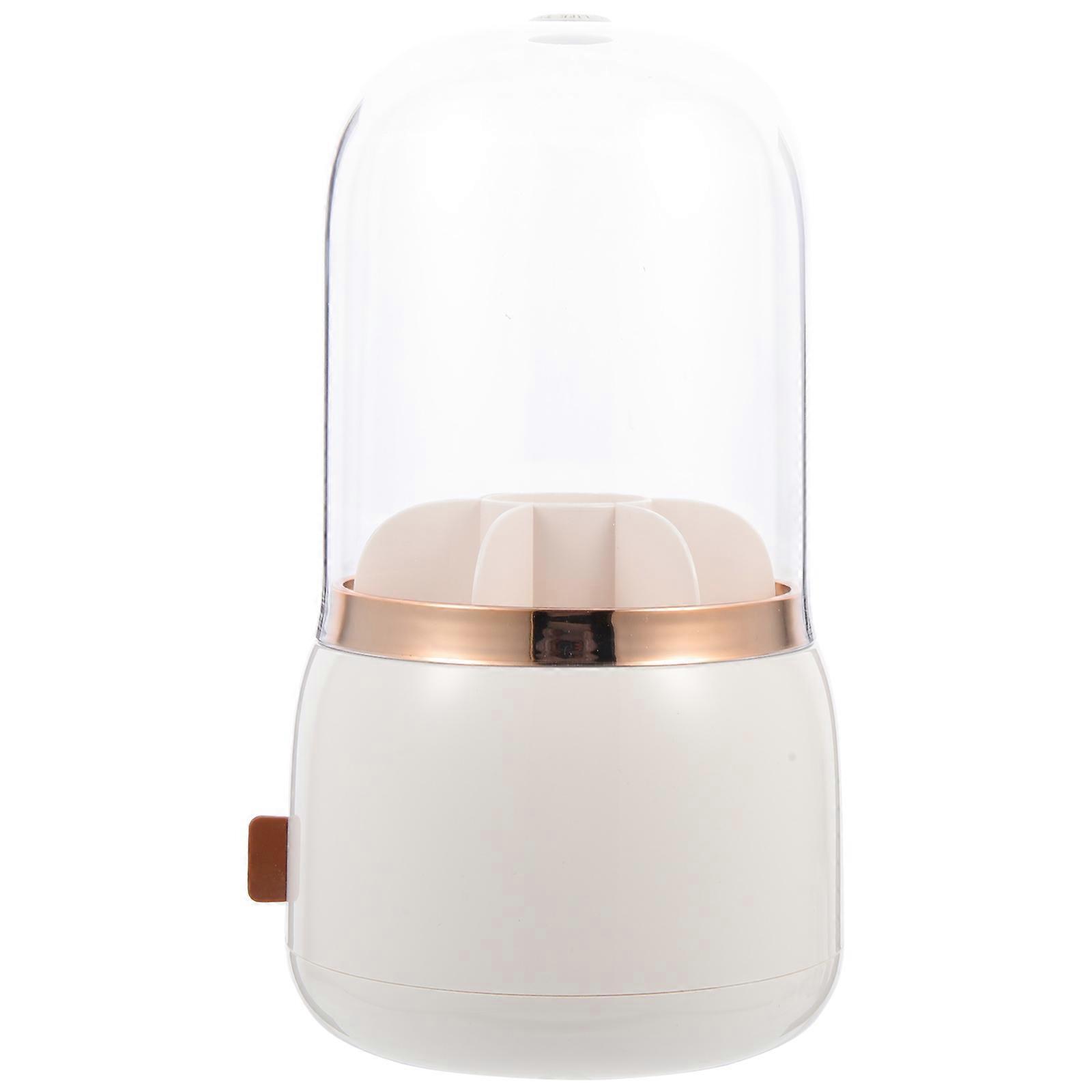 Desk Brush Holder for Storage Makeup Brush Container Rotatable