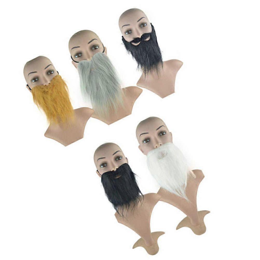 Simulation Fake Beard 5Pcs Set for Party Decoration and Cosplay Performance