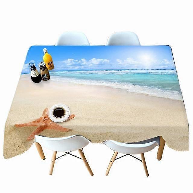 Tablecloth Style 1189 Anti-Stain Waterproof Rectangular Kitchen Dining Table Home Decoration