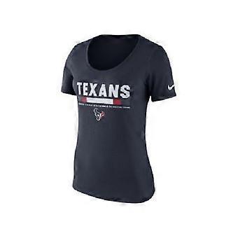 Houston Texans NFL Nike Women's Team Scoop Tee
