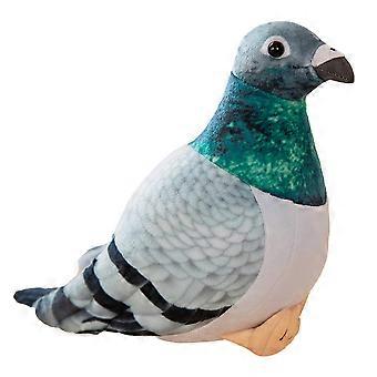 Pigeon Stuffed Animal 7.87 Inch Realistic White Dove Plush Soft PP Cotton Toy for Home Decor and Gifts
