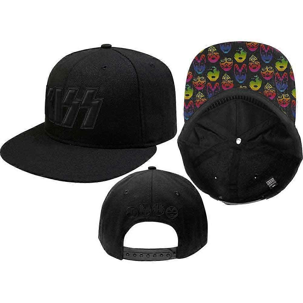KISS Neon Faces Snapback Baseball Cap